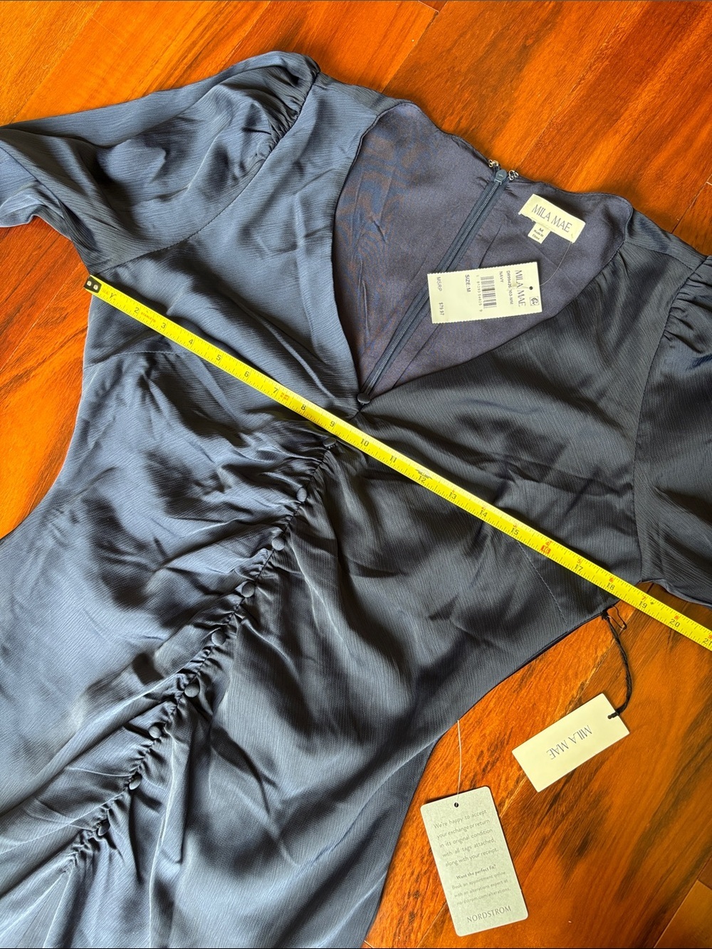 NWT satin dress - Picture 6 of 12
